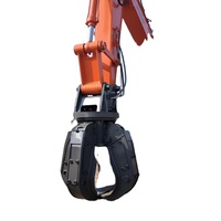 BOCHUANG Nouvelle pince hydraulique pour déchiqueter les déchets, rotative à 360 degrés, pour excavatrice, pour ferraille, pierres, avec pompe et boîte de vitesses de type Plum Blossom