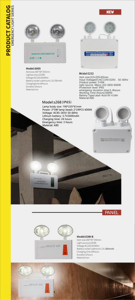 Luz de salida de emergencia de doble cabeza LED de 2*5W a prueba de explosiones de alta calidad IP65 lámpara interior/exterior con voltaje de entrada de 85V-265V - Product Image 6