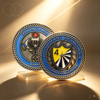 Pièces de monnaie commémoratives rondes de luxe modernes de 50 mm, personnalisées, de qualité supérieure, vente chaude en usine