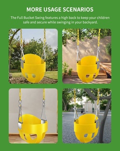 Haute résistance polyvalente maison jardin école Playhouse chaîne bambin seau balançoire intérieur extérieur balançoire <span class=keywords><strong>siège</strong></span> - Product Image 5