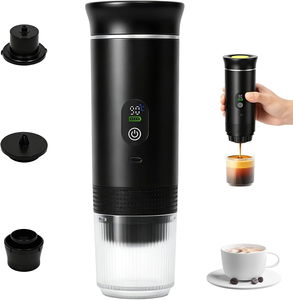 เครื่องชงกาแฟแคปซูลไฟฟ้าขนาดเล็กพร้อมขายึดอะลูมิเนียมอัลลอยด์แบบถอดได้ เครื่องชงกาแฟเอสเพรสโซแบบพกพา 3 in 1 สำหรับการเดินทาง - Product Image 3