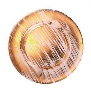 Piastra di ricarica bianca e blu intrecciata per commensali - Product Image 5