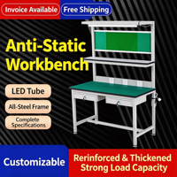 Mesa de Trabajo Antiestática para Ensamblaje Electrónico Thousand Rivers Hundred Winds, Dimensiones Personalizables, Cajones, Modelo QCBZ-GZT-9613