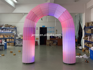 Đèn LED Nhiều Màu Cổng Cầu Vồng Bơm Hơi Để Trang Trí Tiệc Cưới - Product Image 5