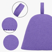 Chapeau de sauna en feutre de laine mérinos lavable et réutilisable, anti-chaleur, épaisseur 3 mm, pour adultes, best-seller