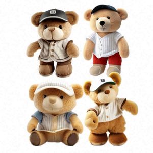 Peluche Único de Oso León con Alfabeto, Animales de Peluche Suaves con Peso para Aliviar el Estrés, Compañeros de Sueño, Regalos de Cumpleaños para Niños, Tamaño Grande, Nylon - Product Image 1