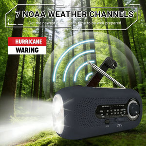 Alecter Self-Sufficient Energy Pod APH-SR20 Chargeur Solaire/Manuel Bande Météorologique NOAA/AM/FM Lumière 3 Fonctions SOS Tout-en-un Compact - Product Image 3