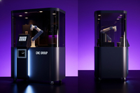 Nouvelle machine à café intelligente entièrement automatique 2025, distributeur automatique avec bras robotisé à 6 axes pour hôtel, centre commercial