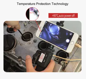 5,5 мм объектив Бороскоп камера Поддержка Android мобильное устройство и Iphone подключение сотового телефона шарнирный бороскоп