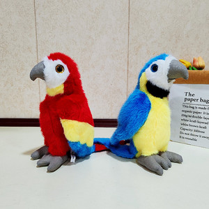 Peluche de guacamaya, muñeco de pájaro, accesorio de fotografía, adorno, colgante para bolso, regalo festivo - Product Image 3