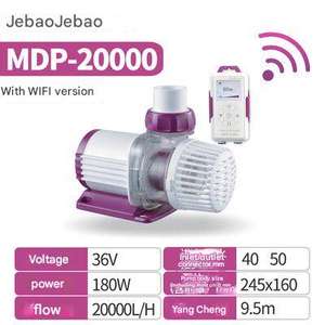 Jiebao MDP Smart WIFI bomba sumergible serie LCD bomba sumergible protección del medio ambiente sala de estar aplicable pecera - Product Image 6