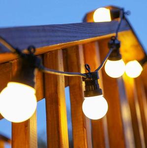 GENSHENG <span class=keywords><strong>48ft</strong></span> 색상 변경 야외 스트링 조명 파티오 상업 학년 교수형 LED 카페 조명 스마트 리모컨 - Product Image 4