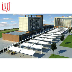 Structure architecturale en membrane pour abri de voiture en tissu tendu PVDF/PTFE/ETFE - Product Image 5