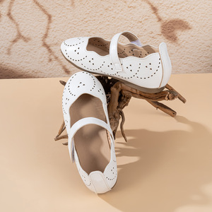 Nuevos Zapatos Planos de Moda con Boca Ondulada para Niñas, Zapatos de Princesa de Suela Blanda para Niñas Pequeñas, Zapatos de Vestir para Actuaciones - Product Image 4