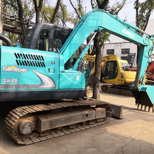 Excavadora Mini Usada Kobelco SK75-8 de 7.5 Toneladas, de Alta Calidad, de Segunda Mano, KOBELCO SK30 SK35 SK50 SK55 SK60 SK75 en Stock para la Venta - Product Image 1