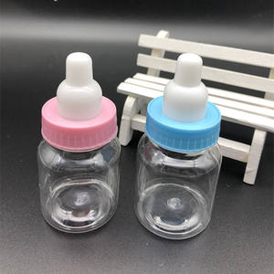Boîte à bonbons en plastique transparente pour le premier anniversaire de bébé pleine lune <span class=keywords><strong>cadeau</strong></span> de retour de douche de bébé pour les fêtes Source de commerce extérieur - Product Image 1