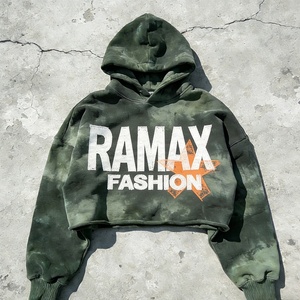 Sudadera con Capucha Extra Grande de Algodón 100% de Alta Calidad con Logotipo Personalizado, Impresión DTG, Estilo Desgastado para Hombre, con Paquete Personalizado - Product Image 1