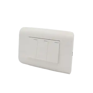 Manufacturer wholesale Three-bit single-control switch modern universal wall switch electric light switch