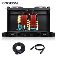 Amplificador de 2 Canales Clase D DZ1300 de 1300W, Sistema de Sonido Estéreo Profesional para Karaoke, Amplificador de Potencia Digital 1U, Receptores y Amplificadores