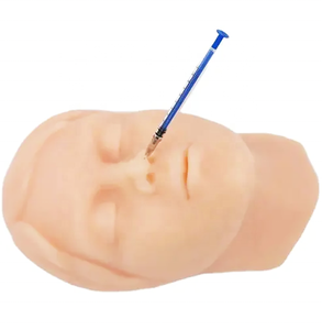 Tête d'entraînement en silicone pour maquillage féminin, modèle pour la pratique des injections cosmétiques - Product Image 1