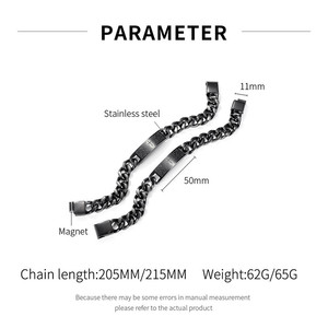 Nuovo Design 2021: <span class=keywords><strong>Bracciale</strong></span> a Catena in Acciaio Inossidabile Placcato <span class=keywords><strong>Oro</strong></span> IP con Ciondolo con Contenuto Biblico per Uomini e Ragazzi - Product Image 4