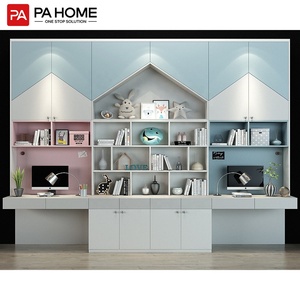 Pupitre <span class=keywords><strong>de</strong></span> madera con <span class=keywords><strong>biblioteca</strong></span> moderna para niños, mesa <span class=keywords><strong>de</strong></span> estudio con estantería - Product Image 2