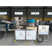 Pencacah Sayuran Otomatis, Pencacah Daging, Mixer, Kapasitas Besar 20L 40L 80L 125L, Senyap, Pencacah Pengisi Sosis