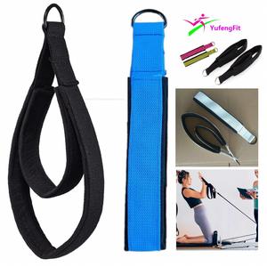 Double Loop <b>Stretch</b> Straps for Pilates and Yoga Ankle Calf Wrist Handle Straps (Yoga Rope Included) - Product Image 3