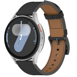 <span class=keywords><strong>Bracelet</strong></span> en cuir à un bouton pour Samsung Galaxy Watch 6 7 <span class=keywords><strong>Bracelet</strong></span> en cuir véritable pour <span class=keywords><strong>Oppo</strong></span> X2 18/20/22mm Bracelets de montre en cuir - Product Image 1