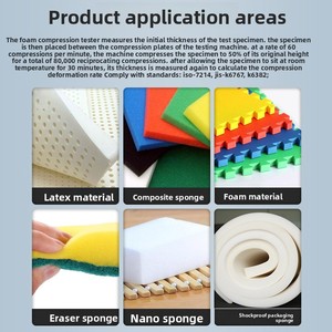 Mgsi miếng bọt biển lặp đi lặp lại nén mệt mỏi thử nghiệm máy cho xe Ghế sofa đệm với 1 năm bảo hành độ chính xác 0.01 - Product Image 2