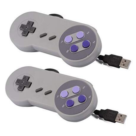 USB Game Controller for SNES Wired Gamepad for SNES Classic