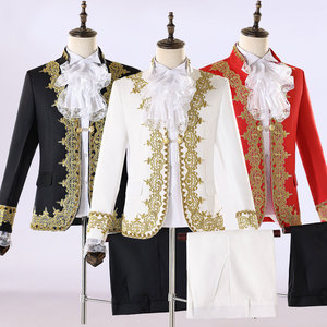 Traje <span class=keywords><strong>de</strong></span> Esmoquin Retro <span class=keywords><strong>para</strong></span> Hombre, Disfraz <span class=keywords><strong>de</strong></span> Príncipe <span class=keywords><strong>para</strong></span> <span class=keywords><strong>Halloween</strong></span>, <span class=keywords><strong>para</strong></span> Representaciones Escénicas - Product Image 1