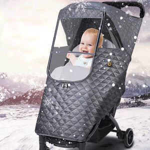 Cubierta para Cochecito de Bebé, Protector contra la Lluvia, el Viento y las Tormentas, Abrigo de <span class=keywords><strong>Invierno</strong></span> para Cochecito - Product Image 2