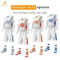 Maillots de basket-ball unisexes pour adultes de haute qualité, design personnalisé, nouvelle couleur, imprimés, réversibles, 100% polyester, respirants, été