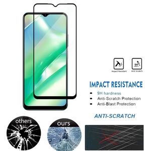 2.5D กระจกเทมเปอร์ติดเต็มพื้นที่สำหรับ C35 C33ของ realme C30 C30s C25Y C25s <span class=keywords><strong>C21</strong></span> C21Y C25ป้องกันหน้าจอกันระเบิด - Product Image 4