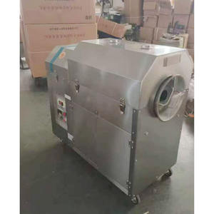 Petite machine à torréfier rotative à gaz et électrique pour céréales, soja, amandes, châtaignes, noix et arachides - Product Image 3