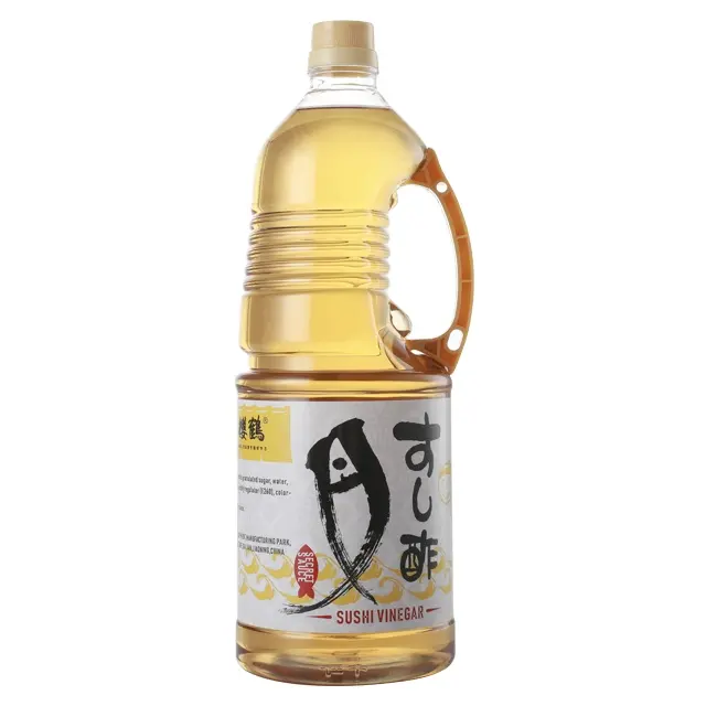 Aceto di Sushi cinese 1.8l bottiglia bianca articolo imballaggio colore condimento liquido agrodolce sapore giapponese aceto di sushi per c