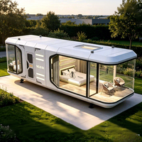 Maison capsule préfabriquée de haute qualité, maison capsule spatiale, cabine capsule modulaire pour le camping et la vie en plein air