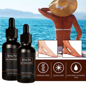 Groothandel Aangepaste Logo Kruiden Zonnebrand Bronzing Golden Body Tanning Drops Glowende Huid Oplossing Zonnebrandcrème Zelfbruinende Lotion 100% - Product Image 5