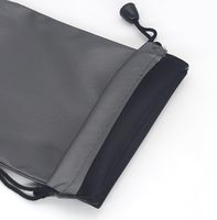 Pochette à lunettes portable anti-poussière, sac à lunettes de soleil, sac à cordon personnalisé 10x20CM