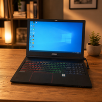 MSI GS63VR 7RF Intel Core I7-7700HQ GTX 1060 6GB Grafis Khusus 8GB DDR4 RAM 256GB SSD 15.6 Inci FHD Notebook Gaming