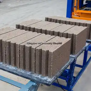 QT4-25 Eco semen otomatis Fly Ash Lego semen Interlocking beton pembuat blok bata Harga 3500 880*550mm