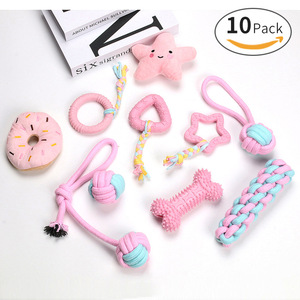 Juguete de Cuerda para Masticar para Perros, Juego de Juguetes de TPR para Cachorros, Limpieza de Dientes Pequeños, Juguete para Mascotas - Product Image 2