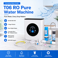 Machine à eau pure RO haute capacité 400G 600G 800G avec filtre composite, membrane RO et filtre à charbon