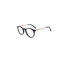 Gafas de Computadora con Marco Redondo Anti Luz Azul, Modernas y de Lujo, para Mujer, Marco Óptico Redondo de Acetato para Trabajadores de Oficina Unisex