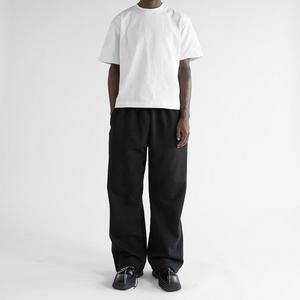 Pantaloni Sportivi Jogger Casual da Uomo in Felpa di Cotone 100% Lavaggio Acido a Gamba Dritta e Larga di Alta Qualità senza Marchio con Logo Personalizzato - Product Image 3