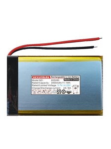 605080 3.7V 3000mAh 2 fili 11.1Wh batteria ai polimeri di litio per Tablet PC Ebook Speaker POWER BANK L624 - Product Image 2