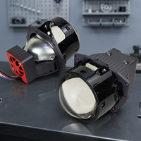Projecteur laser Bi-LED EVITEK E20 3 pouces 120W 5000LM OEM, lentille de projecteur LED haute luminosité, phares LED universels pour voitures