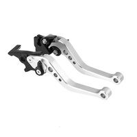 Motosiklet CNC modifiye fren debriyaj kolu alüminyum alaşım Scooter ayarlanabilir fren boynuz