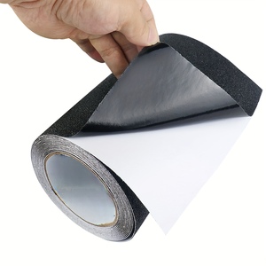 Heavy Duty Anti-Slip PVC Waterproof Traction Tape 80grit Friction for Outdoor/Indoor Stairs & Tread Black Safety Non-Skid - Product Image 4